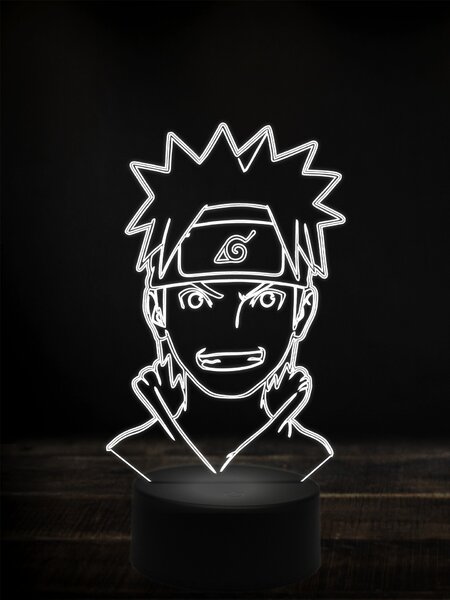 Beling 3D lampa, Naruto 4,7 farebná Y38L8