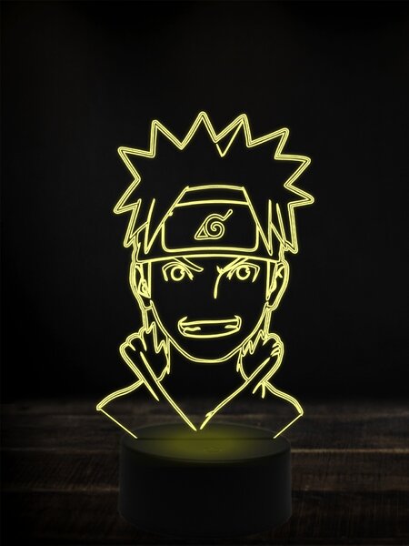 Beling 3D lampa, Naruto 4,7 farebná Y38L8