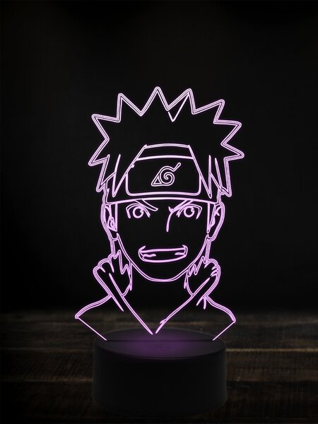 Beling 3D lampa, Naruto 4,7 farebná Y38L8