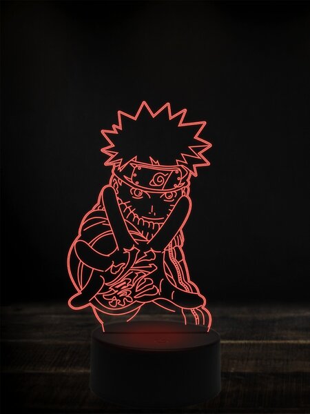 Beling 3D lampa, Naruto 2,7 farebná Y38L6