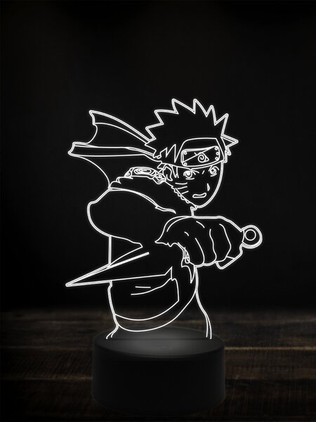 Beling 3D lampa, Naruto,7 farebná Y38L5