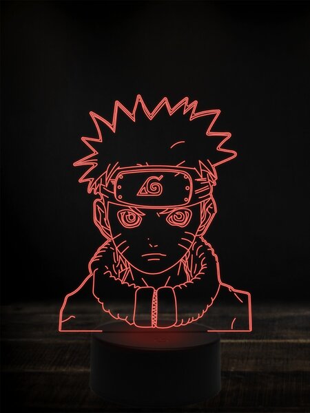 Beling 3D lampa, Naruto 5,7 farebná Y38L9