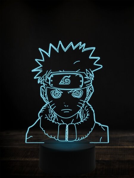 Beling 3D lampa, Naruto 5,7 farebná Y38L9