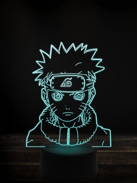 Beling 3D lampa, Naruto 5,7 farebná Y38L9
