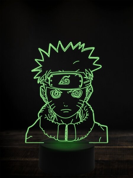 Beling 3D lampa, Naruto 5,7 farebná Y38L9