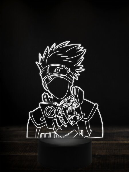 Beling 3D lampa, Naruto kakashi,7 farebná Y38L11