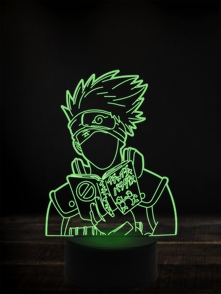 Beling 3D lampa, Naruto kakashi,7 farebná Y38L11