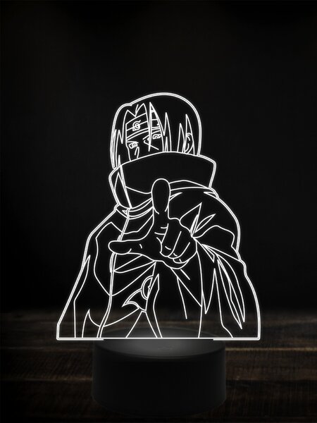 Beling 3D lampa, Naruto itachi,7 farebná Y38L10