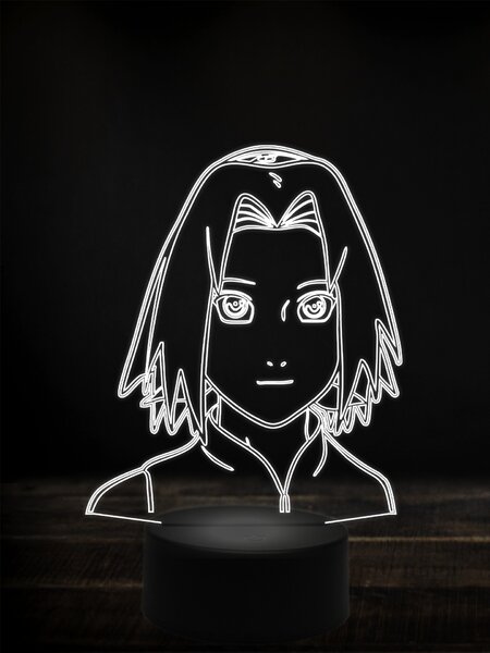 Beling 3D lampa, Sakura Harunoqo ,7 farebná Y38L14