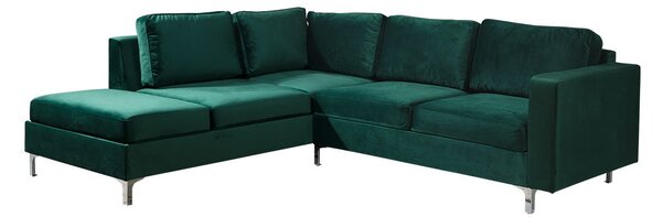 Mirjan24 Rohová sedačka Hermes Velvet, Farby: Tiffany 8, Strana: pravá 5902928137613