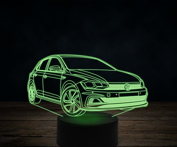 Beling 3D lampa, 2019 Volkswagen Polo GTI1,7 farebná VW8