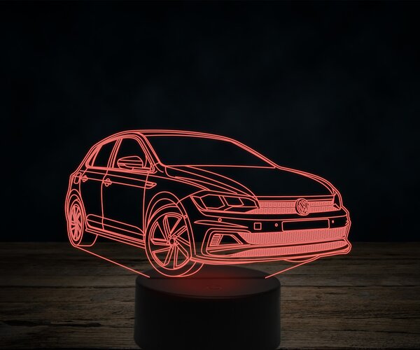 Beling 3D lampa, 2019 Volkswagen Polo GTI1,7 farebná VW8