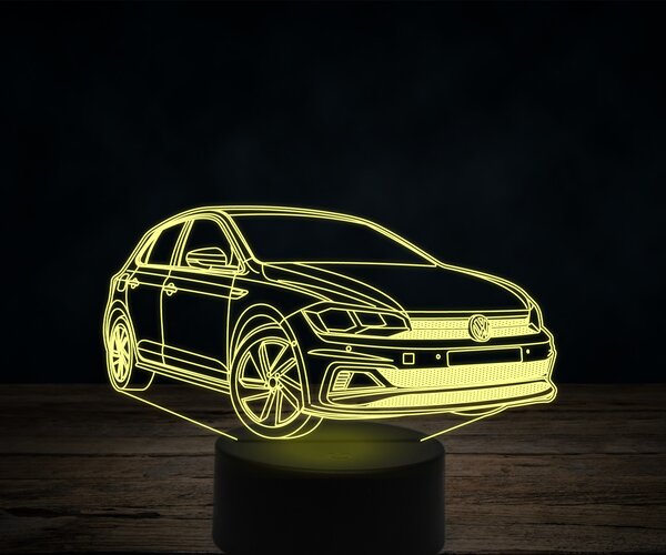 Beling 3D lampa, 2019 Volkswagen Polo GTI1,7 farebná VW8