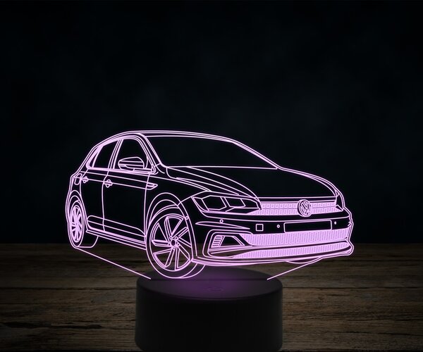 Beling 3D lampa, 2019 Volkswagen Polo GTI1,7 farebná VW8
