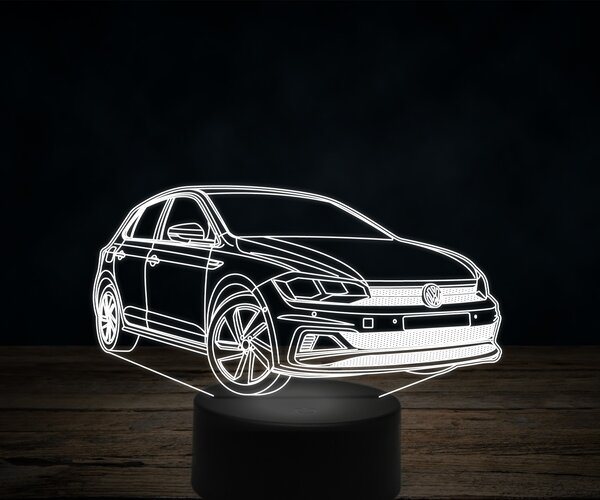 Beling 3D lampa, 2019 Volkswagen Polo GTI1,7 farebná VW8