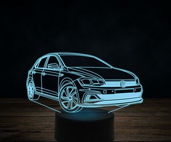 Beling 3D lampa, 2019 Volkswagen Polo GTI1,7 farebná VW8