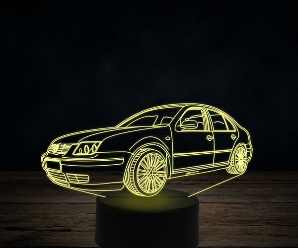 Beling 3D lampa,Volkswagen bora V5, 7 farebná VW15