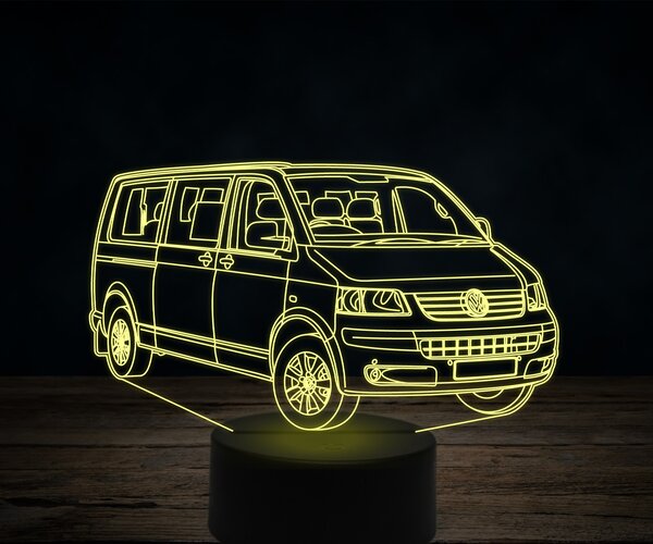 Beling 3D lampa,Volkswagen T5 Transporter, 7 farebná VW16