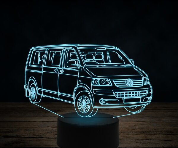 Beling 3D lampa,Volkswagen T5 Transporter, 7 farebná VW16