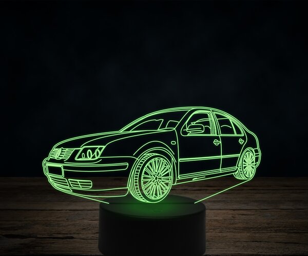 Beling 3D lampa,Volkswagen bora V5, 7 farebná VW15
