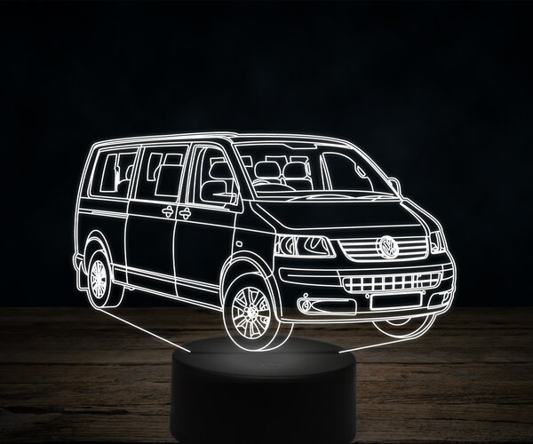 Beling 3D lampa,Volkswagen T5 Transporter, 7 farebná VW16