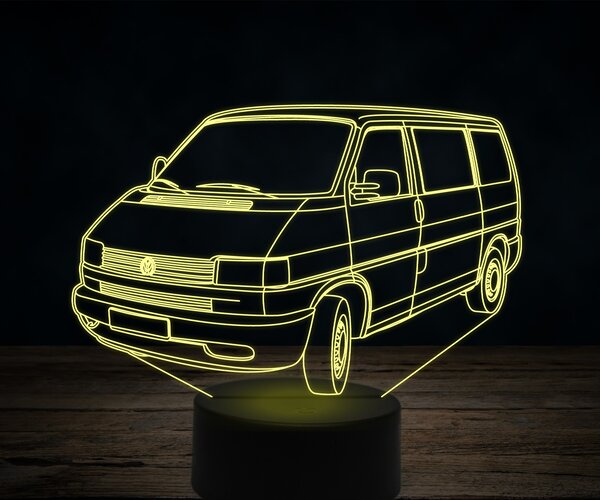 Beling 3D lampa,Volkswagen T4 van, 7 farebná VW25