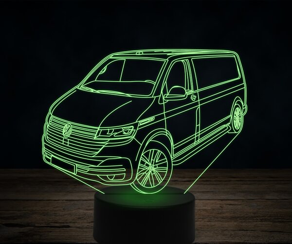 Beling 3D lampa,Volkswagen T6,7 farebná VW30