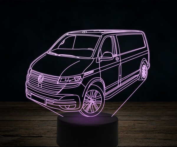 Beling 3D lampa,Volkswagen T6,7 farebná VW30