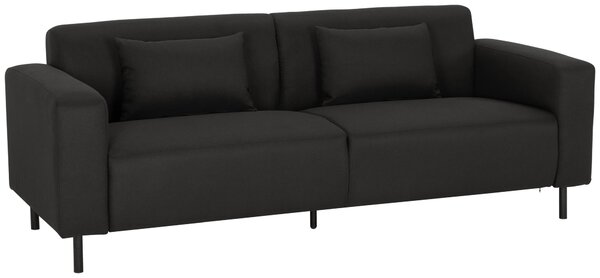 DVOJMIESTNA POHOVKA, textil, čierna P & B - Sedačky, Online Only