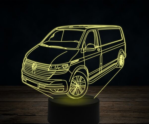 Beling 3D lampa,Volkswagen T6,7 farebná VW30