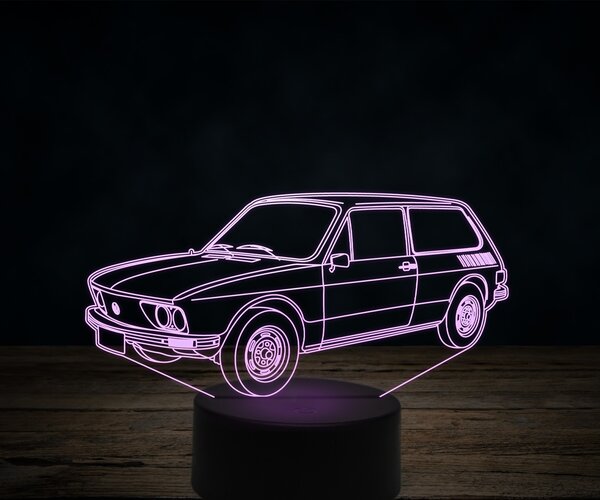 Beling 3D lampa,Volkswagen brasilia 1977, 7 farebná VW33