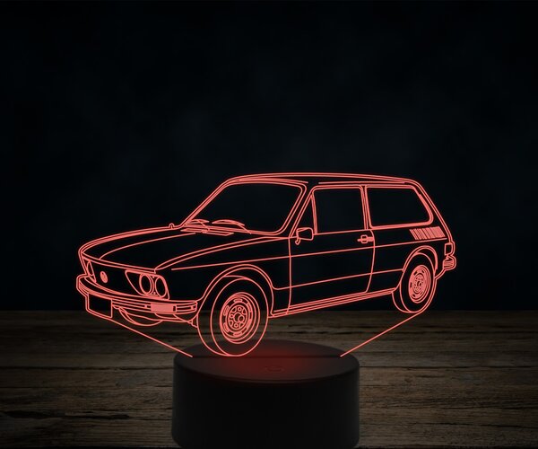 Beling 3D lampa,Volkswagen brasilia 1977, 7 farebná VW33