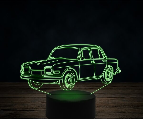 Beling 3D lampa,Volkswagen 1600,7 farebná VW31