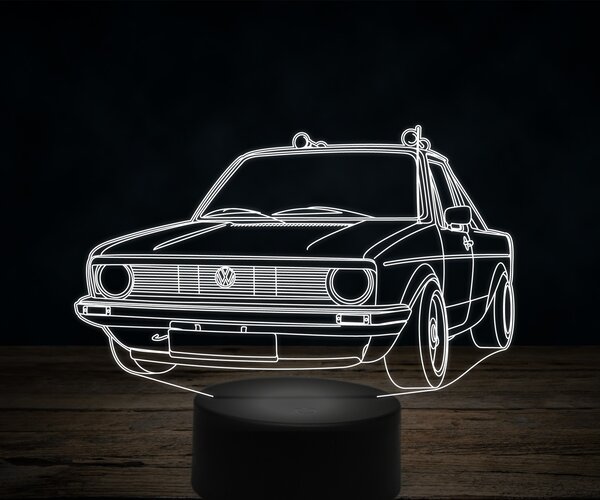 Beling 3D lampa,Volkswagen caddy, 7 farebná VW34