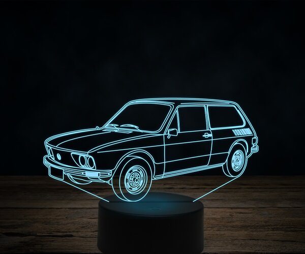 Beling 3D lampa,Volkswagen brasilia 1977, 7 farebná VW33