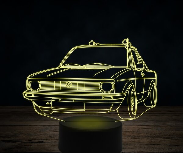 Beling 3D lampa,Volkswagen caddy, 7 farebná VW34