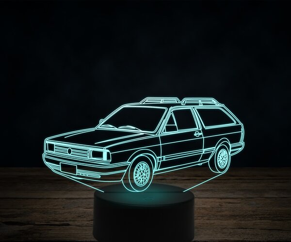Beling 3D lampa,Volkswagen Parati GL 1990, 7 farebná VW38