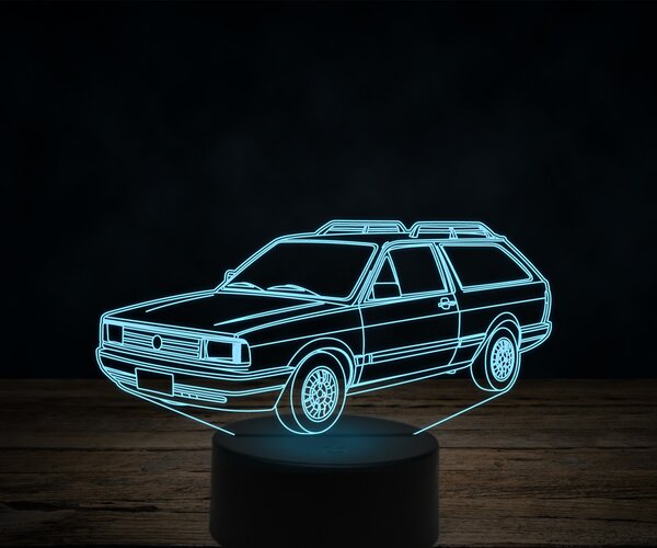Beling 3D lampa,Volkswagen Parati GL 1990, 7 farebná VW38