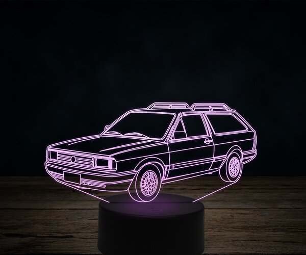 Beling 3D lampa,Volkswagen Parati GL 1990, 7 farebná VW38