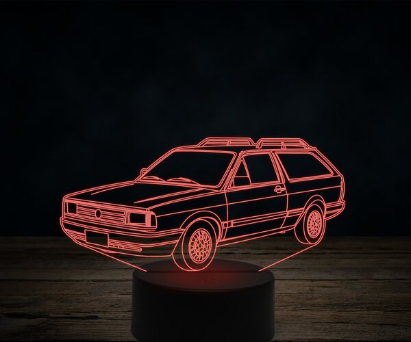 Beling 3D lampa,Volkswagen Parati GL 1990, 7 farebná VW38