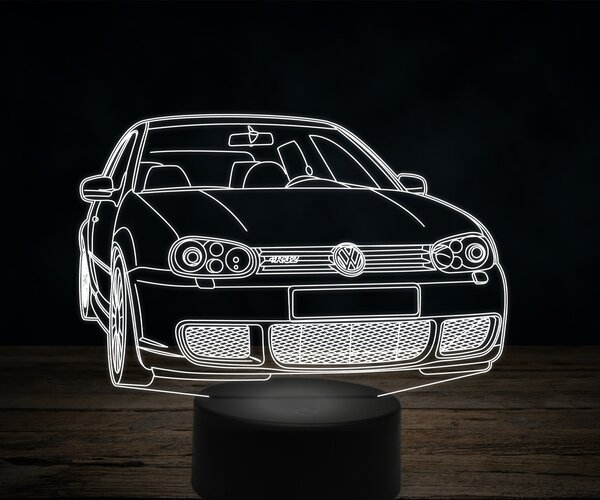 Beling 3D lampa, Volkswagen R32, 7 farebná VW40
