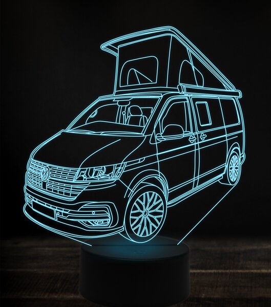 Beling 3D lampa,Volkswagen T6.1, 7 farebná VW46