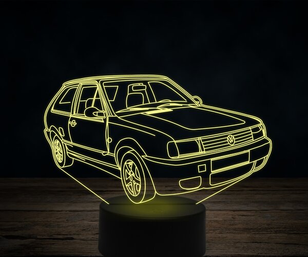 Beling 3D lampa,Volkswagen Polo 86c 2F, 7 farebná VW44