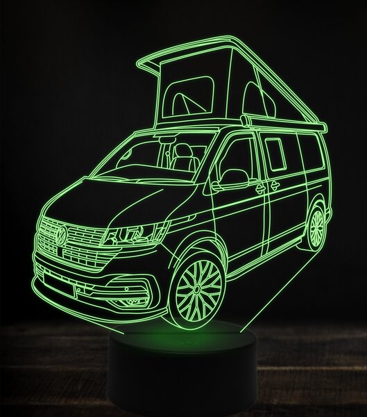 Beling 3D lampa,Volkswagen T6.1, 7 farebná VW46