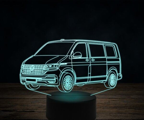 Beling 3D lampa,Volkswagen T6, 7 farebná VW45