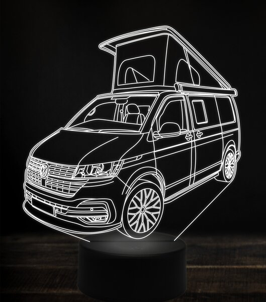 Beling 3D lampa,Volkswagen T6.1, 7 farebná VW46