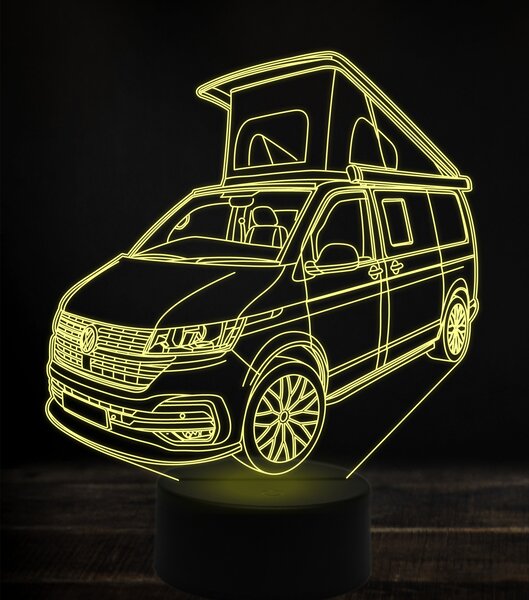 Beling 3D lampa,Volkswagen T6.1, 7 farebná VW46
