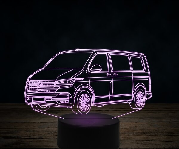Beling 3D lampa,Volkswagen T6, 7 farebná VW45