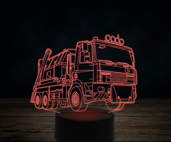 Beling 3D lampa,DAF AS85 XC, 7 farebná K14