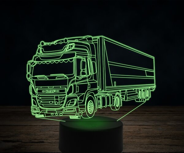 Beling 3D lampa,DAF CF440, 7 farebná K17
